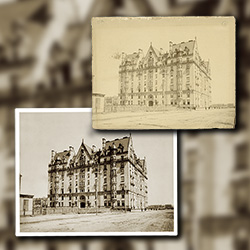 Digital archiving and restoration of the Dakota building photograph was commissioned by one of the exclusive New York City social clubs dedicated to the preservation of New York history and heritage.